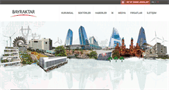 Desktop Screenshot of bayraktarinsaat.com.tr